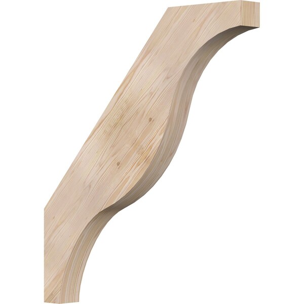 Ekena Millwork 3 1/2"W x 32"D x 36"H Funston Smooth Knee Brace, Douglas Fir BRC04X32X36FST00SDF - main
